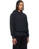 Les Tien Les Tien Black French Terry Classic Raglan Hoodie - 2
