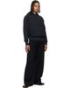 Les Tien Les Tien Black French Terry Classic Raglan Hoodie - 4