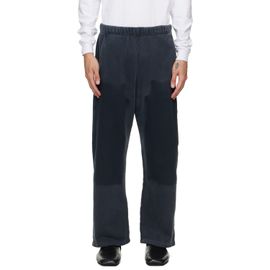 Les Tien Les Tien Black Heavyweight Carpenter Workwear Sweatpants