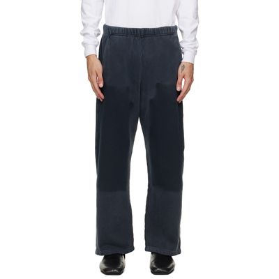 Les Tien Les Tien Black Heavyweight Carpenter Workwear Sweatpants