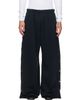 Les Tien Les Tien Black Heavyweight Party Snap Sweatpants - 1