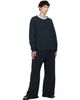 Les Tien Les Tien Black Heavyweight Party Snap Sweatpants - 4