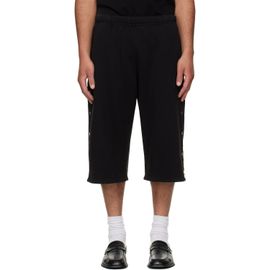 Les Tien Les Tien Black Part Snap Shorts