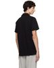 Les Tien Les Tien Black Short Sleeve Rugby Polo - 3