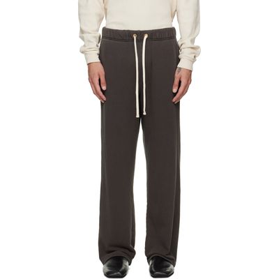 Les Tien Les Tien Gray French Terry Classic Sweatpants