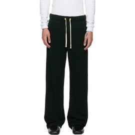 Les Tien Les Tien Green French Terry Classic Sweatpants