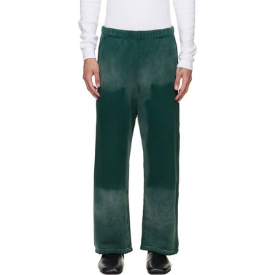 Les Tien Les Tien Green Heavyweight Carpenter Workwear Sweatpants