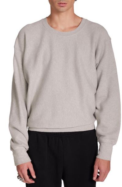 Les Tien Les Tien HeavyWeight Cropped Crew Sweater