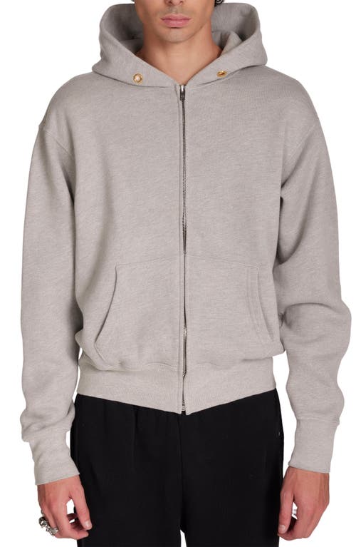 Les Tien Les Tien Heavyweight Cropped Zip Hoodie