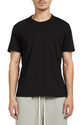 Les Tien Les Tien Lightweight Binded Neck Classic Pocket Tee