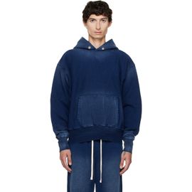 Les Tien Les Tien Navy Heavyweight Hoodie