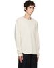 Les Tien Les Tien Off-White Thermal Baseball Hem T-shirt - 2