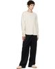 Les Tien Les Tien Off-White Thermal Baseball Hem T-shirt - 4