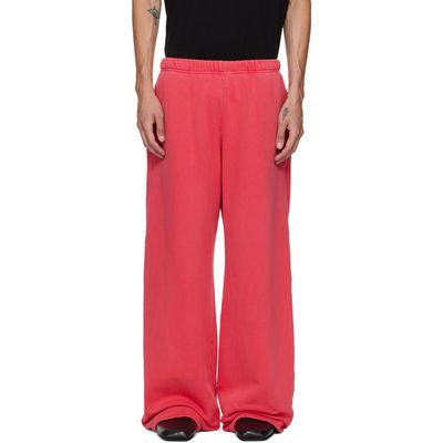 Les Tien Les Tien Pink Heavyweight Party Sweatpants