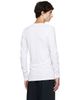 Les Tien Les Tien White Thermal Fitted Long Sleeve T-shirt - 3