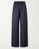 LESET Daniel satin wide-leg pants - 1
