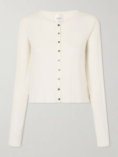 LESET James merino wool cardigan