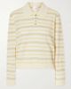 LESET James striped merino wool polo shirt - 1