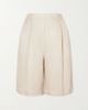 LESET Kim pleated woven shorts - 1
