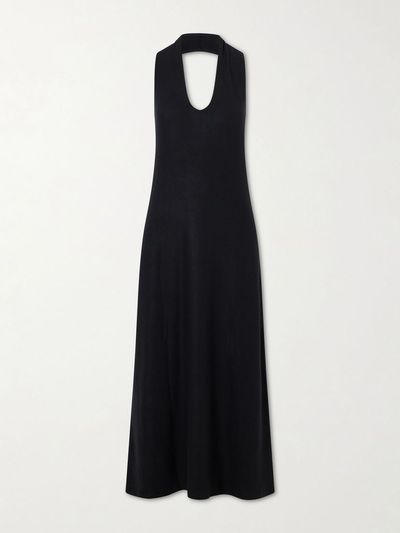 LESET Lauren stretch-knit maxi dress