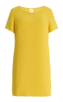 Leset Leset Arielle Crepe Mini Babydoll Dress