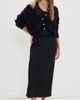 Leset Leset Barb Bias Midi Skirt Black - 5