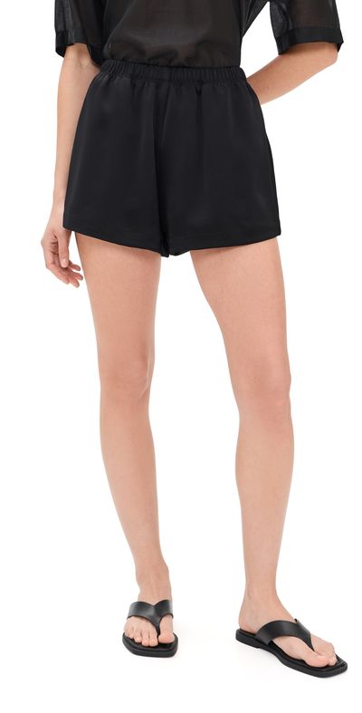 Leset Leset Barb Boxer Shorts Black