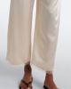 Leset Leset Barb lace-trimmed satin wide-leg pants - 4