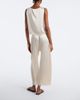 Leset Leset Barb lace-trimmed satin wide-leg pants - 6