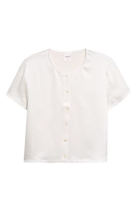 LESET LESET Barb Short Sleeve Top
