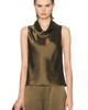 LESET LESET Barb Sleeveless Cowl Neck Blouse - 1