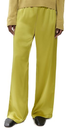 Leset Leset Barb Wide Leg Pants Chartreuse
