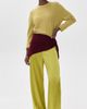 Leset Leset Barb Wide Leg Pants Chartreuse - 5