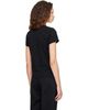 LESET LESET Black Margo V Neck T-shirt - 3