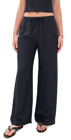 Leset Leset Daniel Drawstring Pocket Pants Midnight