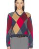 LESET LESET James Argyle Classic V Neck Pullover - 1