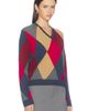 LESET LESET James Argyle Classic V Neck Pullover - 2