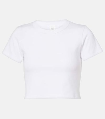 Leset Leset Kelly cropped cotton jersey T-shirt