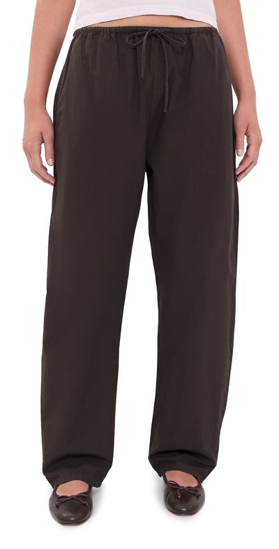 Leset Leset Kyoto Drawstring Pants Chocolate