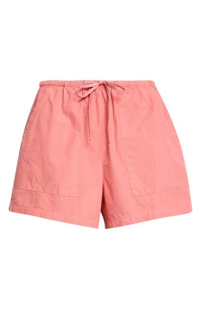 LESET LESET Kyoto Patch Pocket Cotton Drawstring Shorts