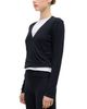 Leset Leset Lauren Crop Wrap Top - 4
