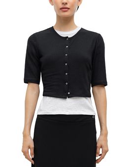 Leset Leset Lauren Mid Sleeve Cardigan Sweater