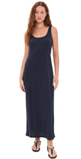 Leset Leset Milo Scoop Tank Dress Midnight