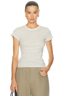 LESET LESET Nando Stripe Slim Fit Tee