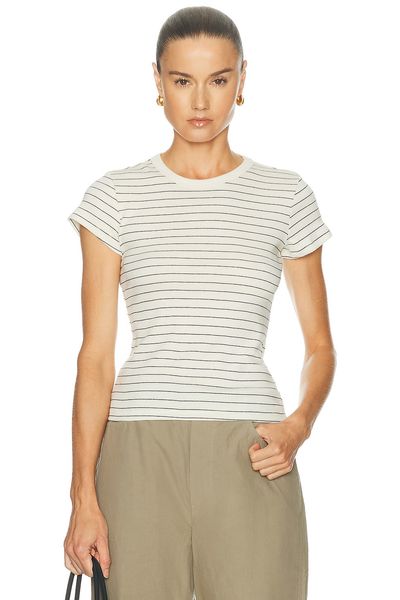 LESET LESET Nando Stripe Slim Fit Tee