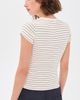 Leset Leset Nando Stripe Slim Fit Tee NATURAL/MIDNIGHT STRIPE - 3