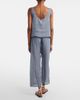 Leset Leset Niko cropped wide-leg ramie pants - 6
