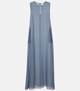 Leset Leset Niko ramie maxi dress