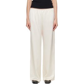 LESET LESET Off-White Barb Wide Leg Trousers