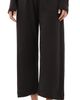 Leset Leset Pointelle Crop Wide Leg Pants Hickory Melange - 1